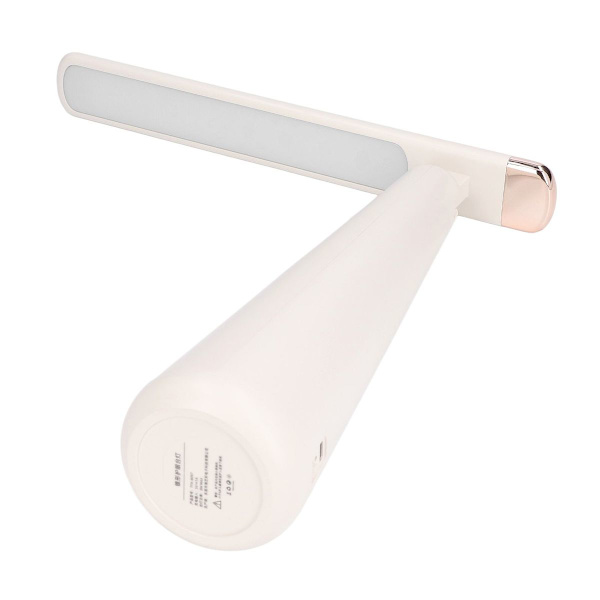 Hopfällbar 24 LED-skrivbordslampa, 3 färgtemperaturer, USB KLB