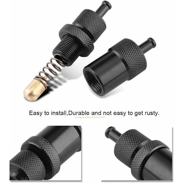 Manuel Boost Controller, Universal Bil Aluminiumlegering Justerbar Manuel Turbo Boost Controller til Turboladede (Sort) KLB