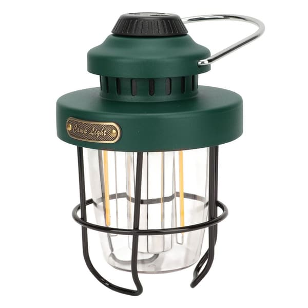 Retro LED Camping Lanterne Bærbar Multifunksjonell KLB