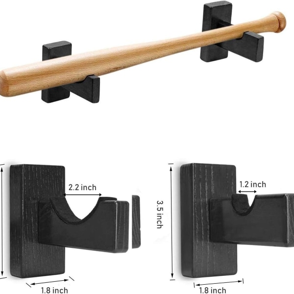 Baseball bat display case, robust baseball bat stativ KLB