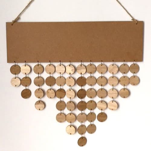 Evigvarende bursdagskalender DIY kalendergave til husfest