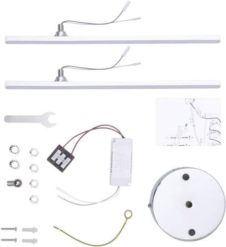 LED loftslampe, moderne loftslampe med parallel strimmel design og 2