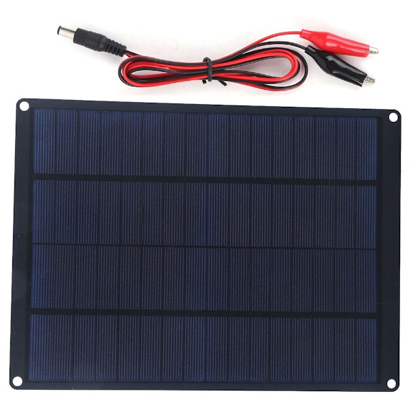 10W Solcellepanel Kit Vanntett Bærbar Lader KLB
