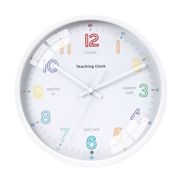 Voice Activated Luminous 12" Wall Clock (Warm Yellow)