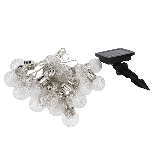 20 LED Solcelled Batteridrevne Feelykter Dobbeltmodus Vanntette KLB