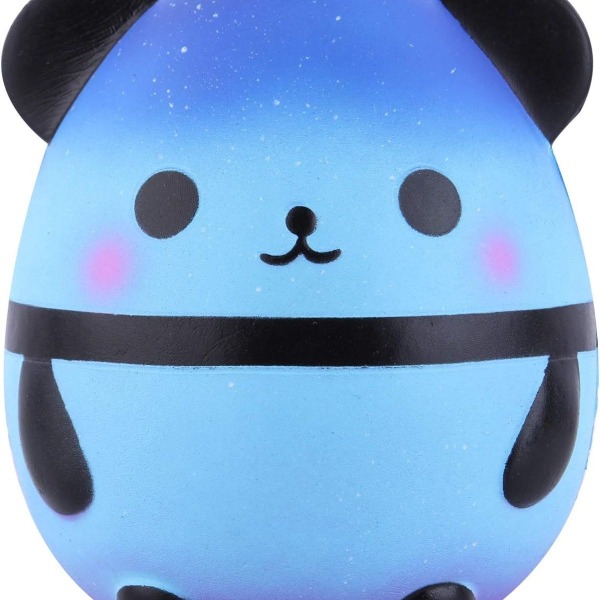 Panda Egg Galaxy Jumbo Långsamma steg Klämleksak Stress Kawaii-leksak för barn Vuxna KLB