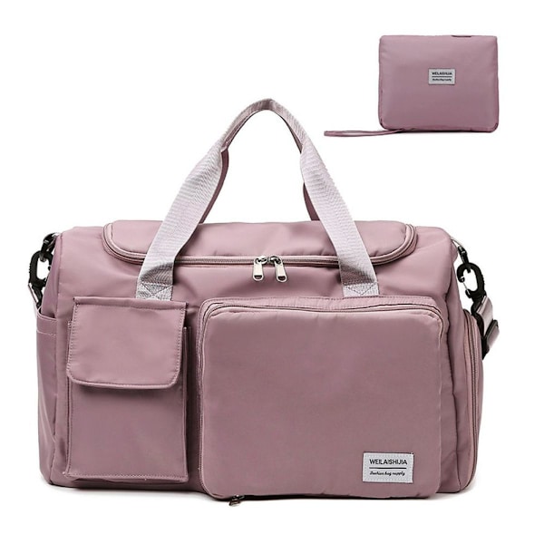 Foldbar Reisebagasje Stor Weekender Overnatting Bag
