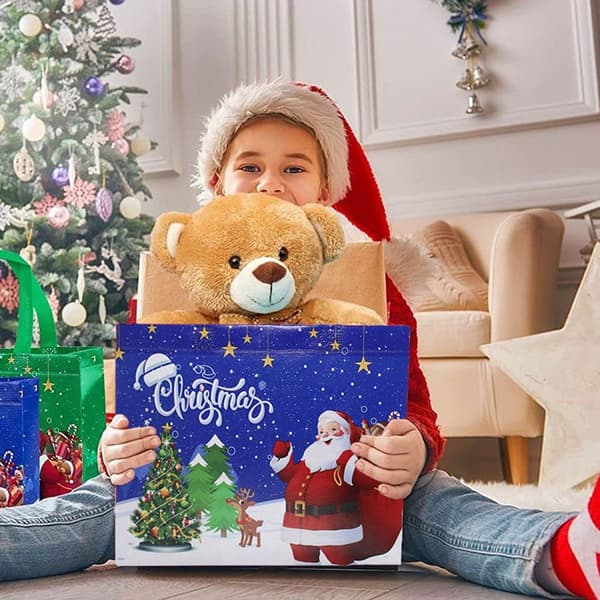 Stora julklappspåsar, julklappspåsar för presenter, Mix Style2