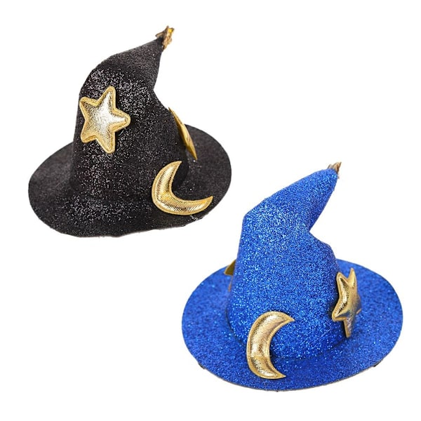 Mini Top Hat Hårklämmor Halloween Häxhatt Hårklämmor Stil 3