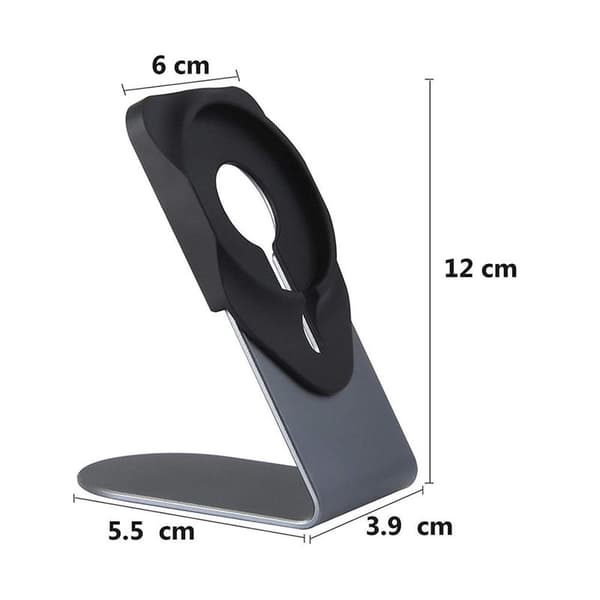 Stativ til iPhone 12, holder, mobiltelefonholder til skrivebord grå