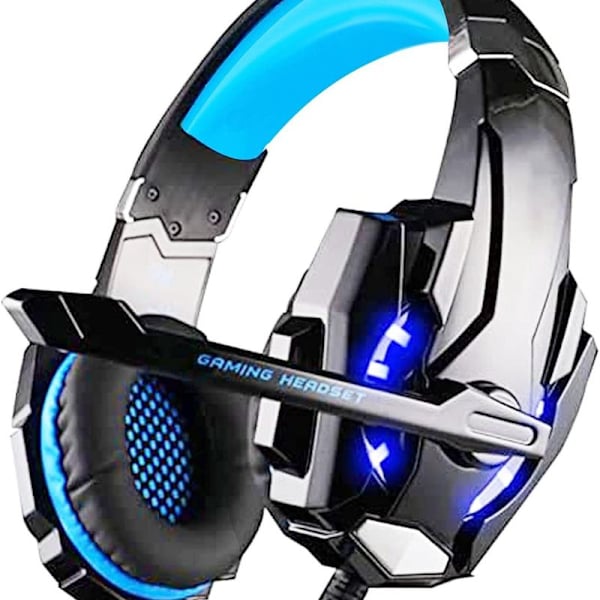 Pelikäyttöön tarkoitettu kuulokemikrofoni PS4:lle, Xbox Onelle, stereoympäröivillä äänillä