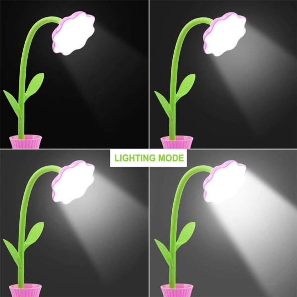 Børns skrivebordslampe, kreativ genopladelig skrivebordslampe LED øjenbeskyttelse touch sensor bordlampe dæmpbar senglampe med penneholder