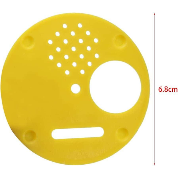 12 stk. 4-positions plastskive 6,8 cm til biavlere Biavl Nucléi