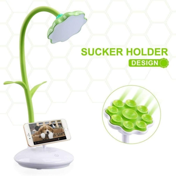 Dimbar LED-skrivebordslampe for barn, nattbordslampe med berøringssensor, Practice KLB