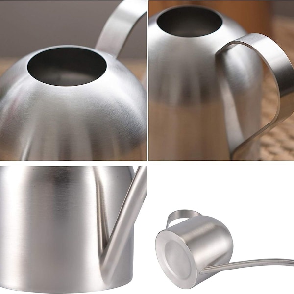 Metal plantevandkande, rustfrit stål vandkande, indendørs have, metal vandkande, lang KLB