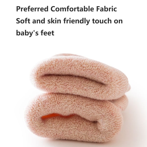 Baby puuvillasukat talven lämpimät paksut liukumattomat toddler M yhdistelmä 1 KLB