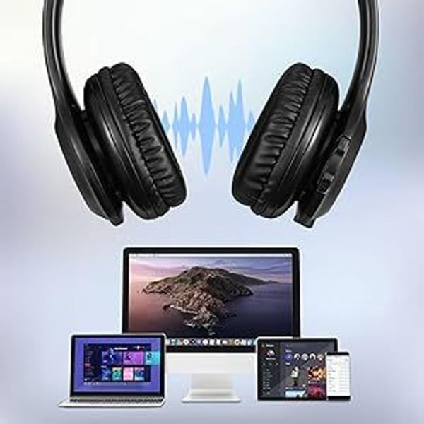 Langaton kuulokemikrofoni RGB-valollisella korvaläpällä, Bluetooth-kuulokemikrofoni