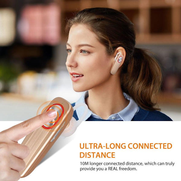 Trådlösa Bluetooth-hörlurar för lastbilsheadset med brusreducering