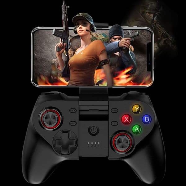Oppgradert mobilspillkontroller, trådløs Bluetooth-gamepad joystick multimedia