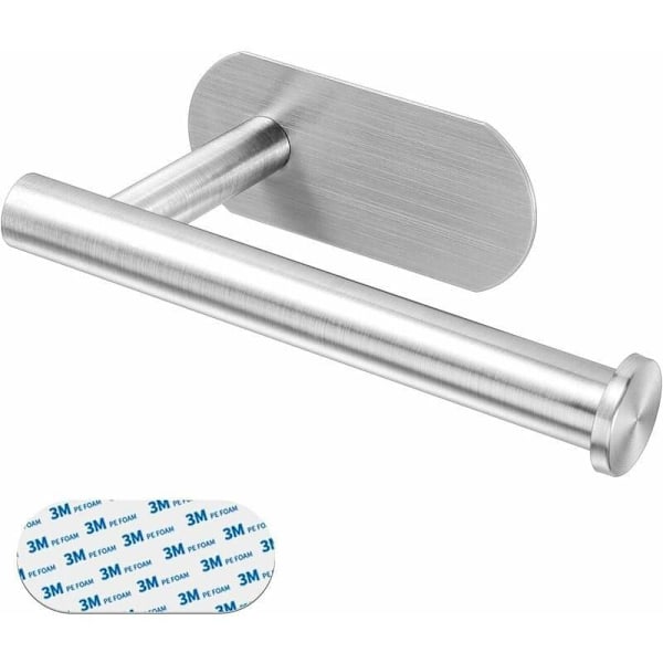 Selvklæbende toiletrulleholder, toiletrulleholder i rustfrit stål, toiletter
