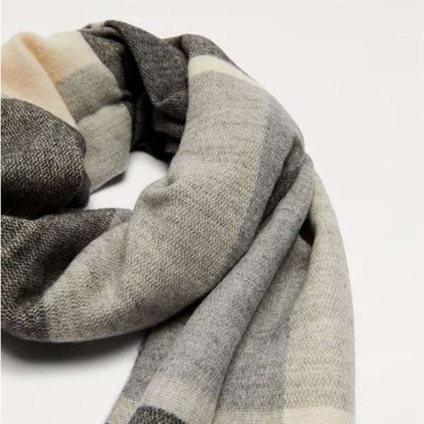 Tørklæde med blødt polyestertartan, vintertørklædet til mænd og kvinder KLB