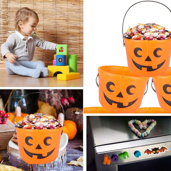 Halloween græskar spande til trick or treat slik spande til indsamling af slik