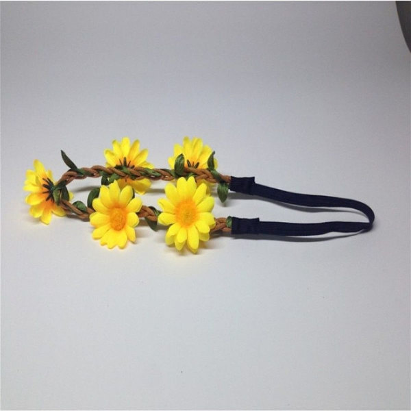 12-pack blomsterkransar med justerbart elastiskt band för KLB