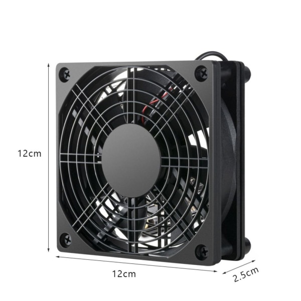 upHere U120 USB-ventilator, multi-hastighedskontrol, med metalgitterbeskyttelse