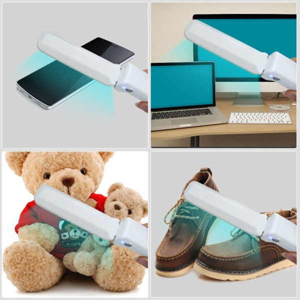 Kintty UV-lampe, Hånd UV-lampe, Bærbar USB Håndholdt UV-lys Effekten kan være KLB