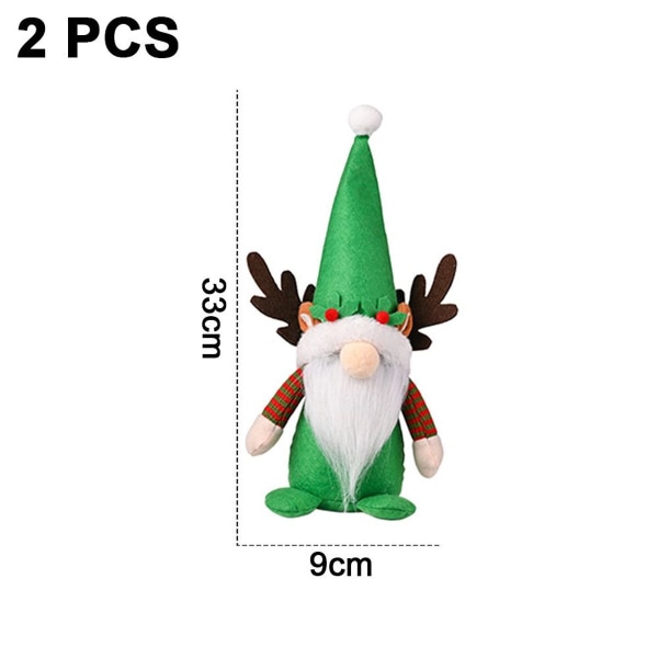 Plysch Jul Gnomes Plysch Elf Dockor Prydnader Jul Stil 2 KLB