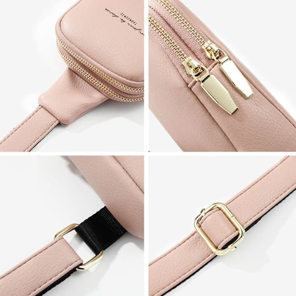 D7005 Sports Diagonal Bag Damväskor Bröstväska (Rosa)