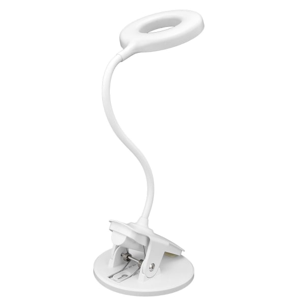 Foldbar USB-klipslæsningslampe Smart boglys til skrivebord KLB
