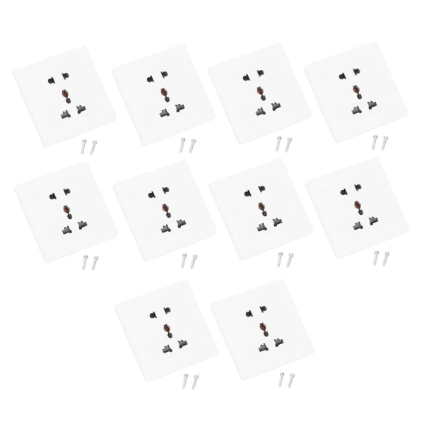 10 sets of flush-mounted sockets for wall mounting KLB