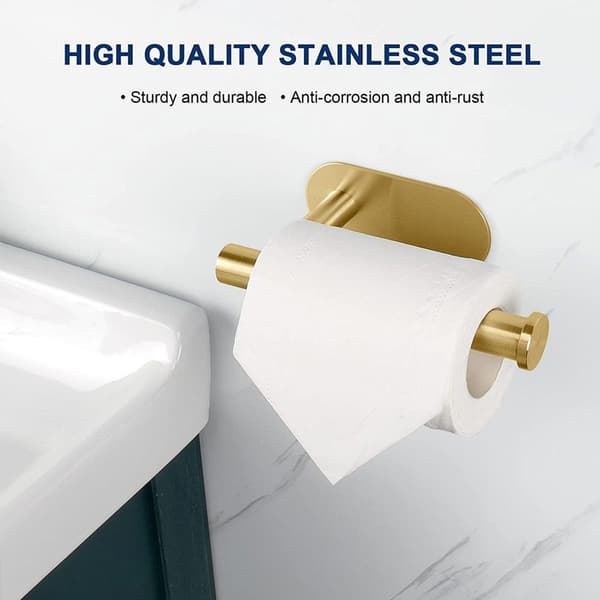 Toalettpapirholder SUS304 rustfritt stål, moderne rund papir