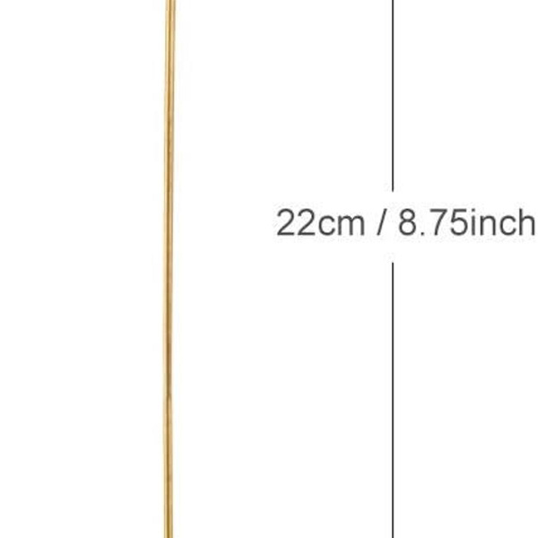 10-pack 8,75 tum höga bordsnummerhållare för placeringskort i guld