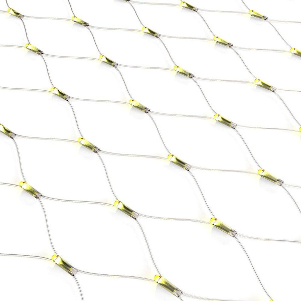 96 LED lys net lys gardin fe lys varm hvid dekorativ lys indendørs KLB