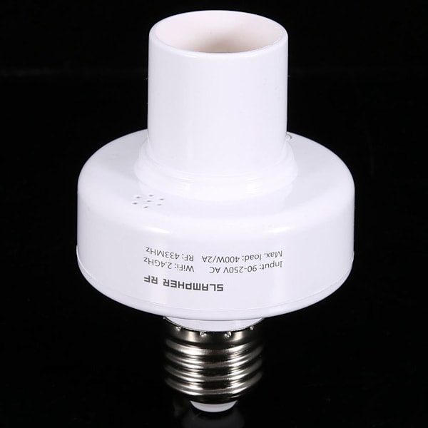 E27 Wifi Smart Pæreholder Lampholder Beslag KLB