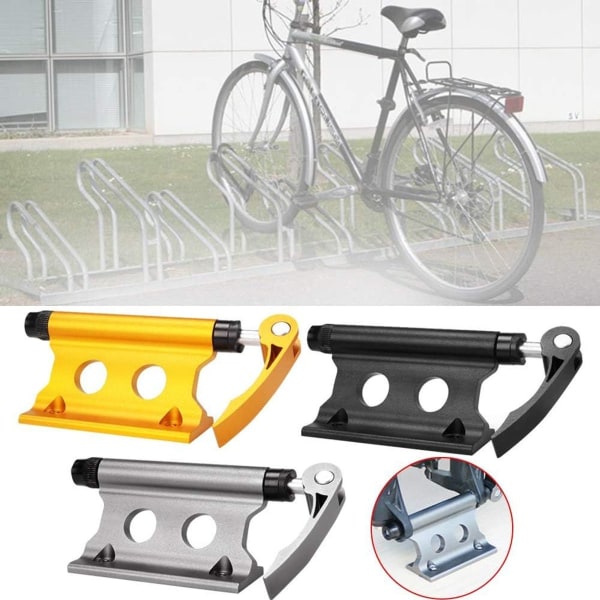 Alumiiniseoksesta valmistettu polkupyörän tavarateline haarukka mustalla KLB:llä