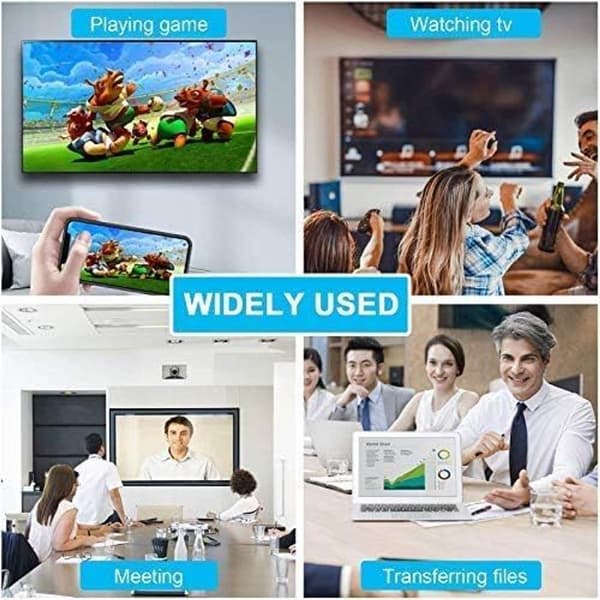 S8 S9 Matkapuhelinsovitin Kaapelityyppi C HDMI USB3.1 Android Valkoinen