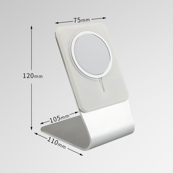 Jalusta MagSafe-laturille, FULAIM alumiininen MagSafe-pidike, yhteensopiva