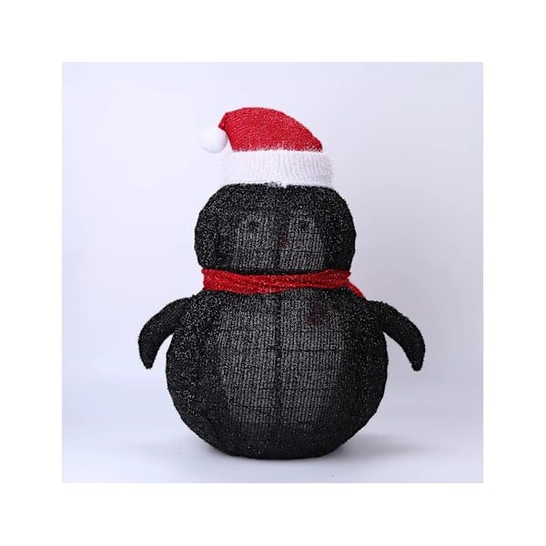 Jul LED-Ljus Snögubbe, Jul LED, Tomte Utomhus, Vikbar och Utdragbar, IPX65 Vattentät