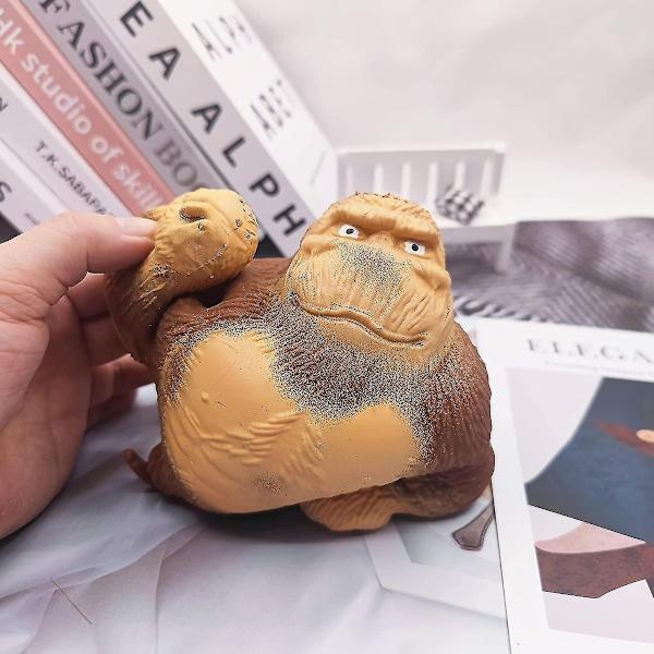 Monkey Toy Stretch Gorilla Figur för Barn Vuxna Stressleksak KLB