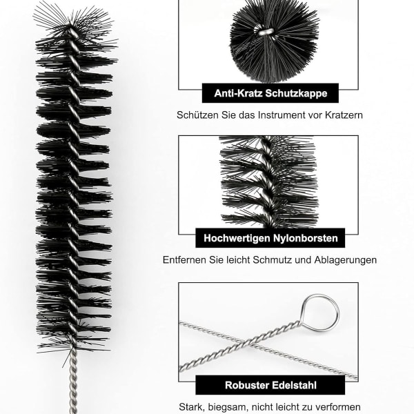 Brosses de nettoyage, 12 pièces brosses de nettoyage de bouteilles brosse pour