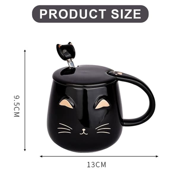 Vacker keramisk kaffekopp med lock och vacker rostfritt stål