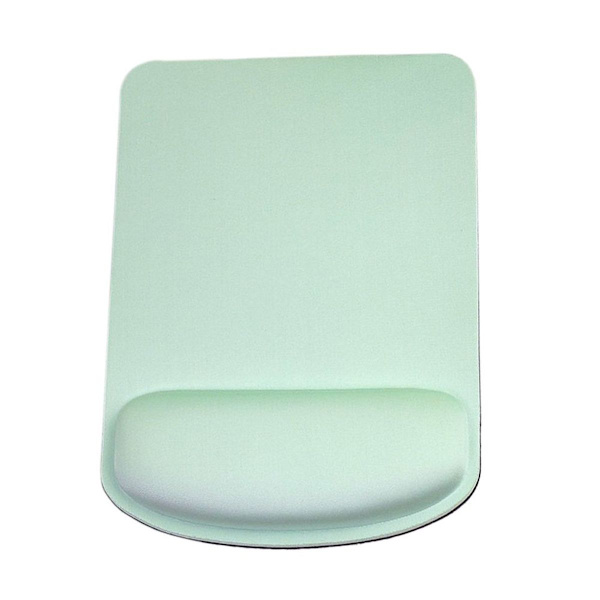 Musematte med håndleddsstøtte, håndlaget ergonomisk musematte grønn