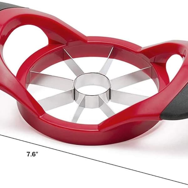Eplekjerne, eplekutter, epledeler, eplekjerne 8 rustfritt stål blad,