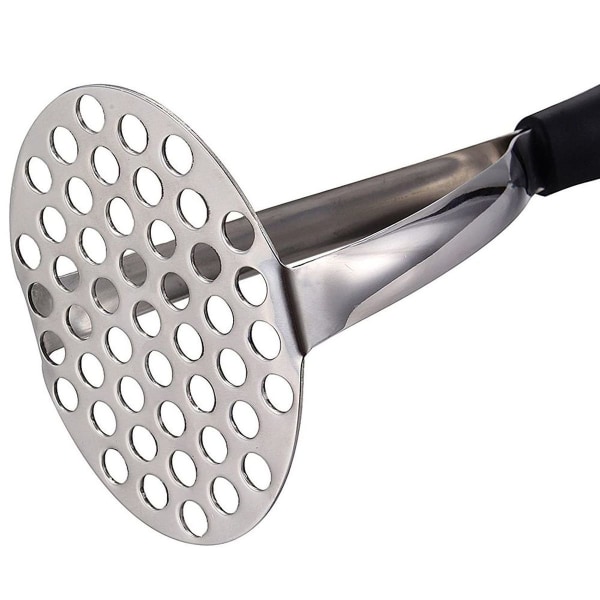 Rustfritt stål potetmoser med bredt og ergonomisk horisontalt håndtak KLB