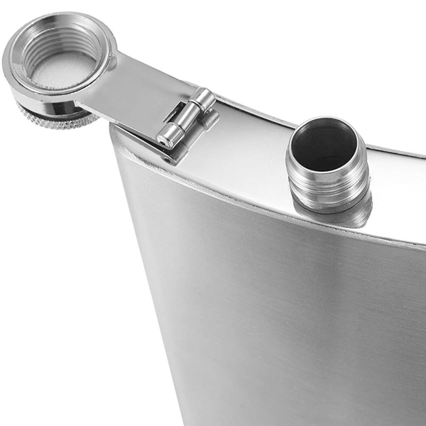 Lækagesikker Rustfri Stål Hip Flask Sæt med Tragt til Kvinder, 9 oz