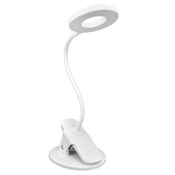 Foldbar USB-klipslæsningslampe Smart boglys til skrivebord KLB