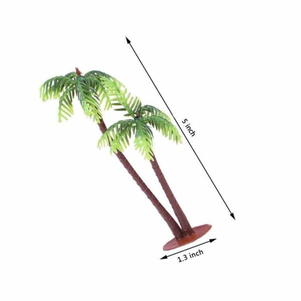 5 st miniatyrkokospalm mikrolandskap DIY-prydnader akvariedekoration KLB